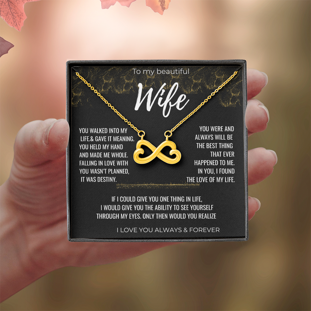 To my Beautiful Wife Gift | Wife Gift | Necklace for Wife, Gift Idea.