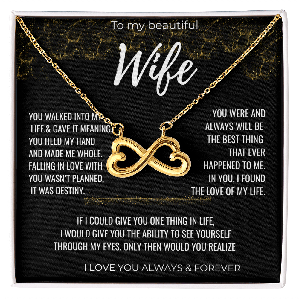 To my Beautiful Wife Gift | Wife Gift | Necklace for Wife, Gift Idea.