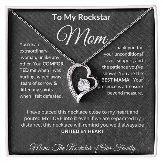 Happy Mother's Day  Forever Love Necklace with On Demand Message Card || Mother Daughter Necklace || Mother's Day Gift, Daughter Gift, Jewelry for Mom, Anniversary Gift