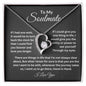 To My Soulmate || Forever Love Necklace || Birthday Gift || Christmas Gift || Valentine's Day Gift || Anniversary Day Gift With Blessing Card Gift Box