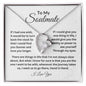 To My Soulmate || Forever Love Necklace || Birthday Gift || Christmas Gift || Valentine's Day Gift || Anniversary Day Gift With Blessing Card Gift Box