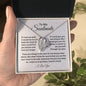 To My Soulmate || Forever Love Necklace || Birthday Gift || Christmas Gift || Valentine's Day Gift || Anniversary Day Gift With Blessing Card Gift Box