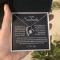 To My Soulmate || Forever Love Necklace || Birthday Gift || Christmas Gift || Valentine's Day Gift || Anniversary Day Gift With Blessing Card Gift Box