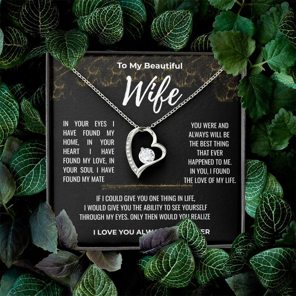 To my Beautiful Wife Gift | Wife Gift | Necklace for Wife, Gift Idea.