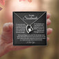 To My Soulmate || Forever Love Necklace || Birthday Gift || Christmas Gift || Valentine's Day Gift || Anniversary Day Gift With Blessing Card Gift Box