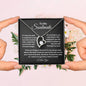 To My Soulmate || Forever Love Necklace || Birthday Gift || Christmas Gift || Valentine's Day Gift || Anniversary Day Gift With Blessing Card Gift Box
