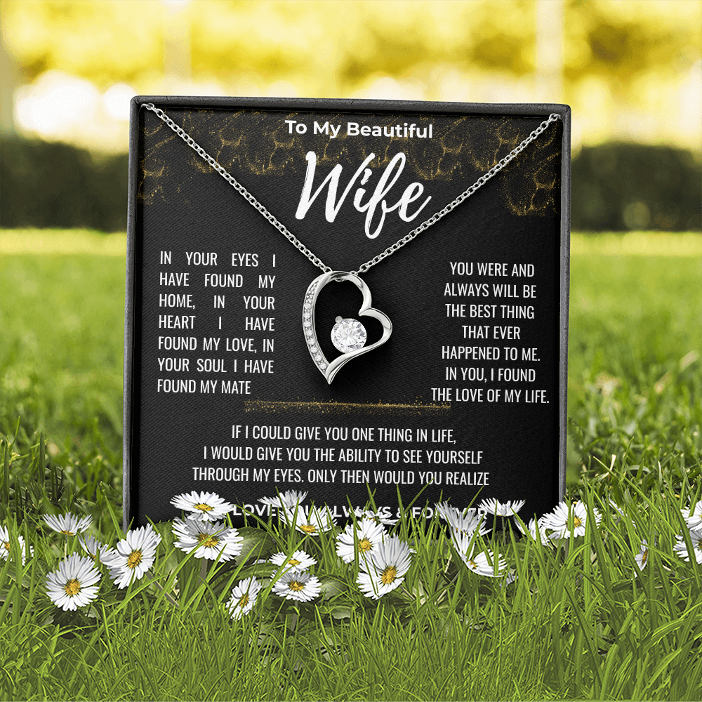 To my Beautiful Wife Gift | Wife Gift | Necklace for Wife, Gift Idea.