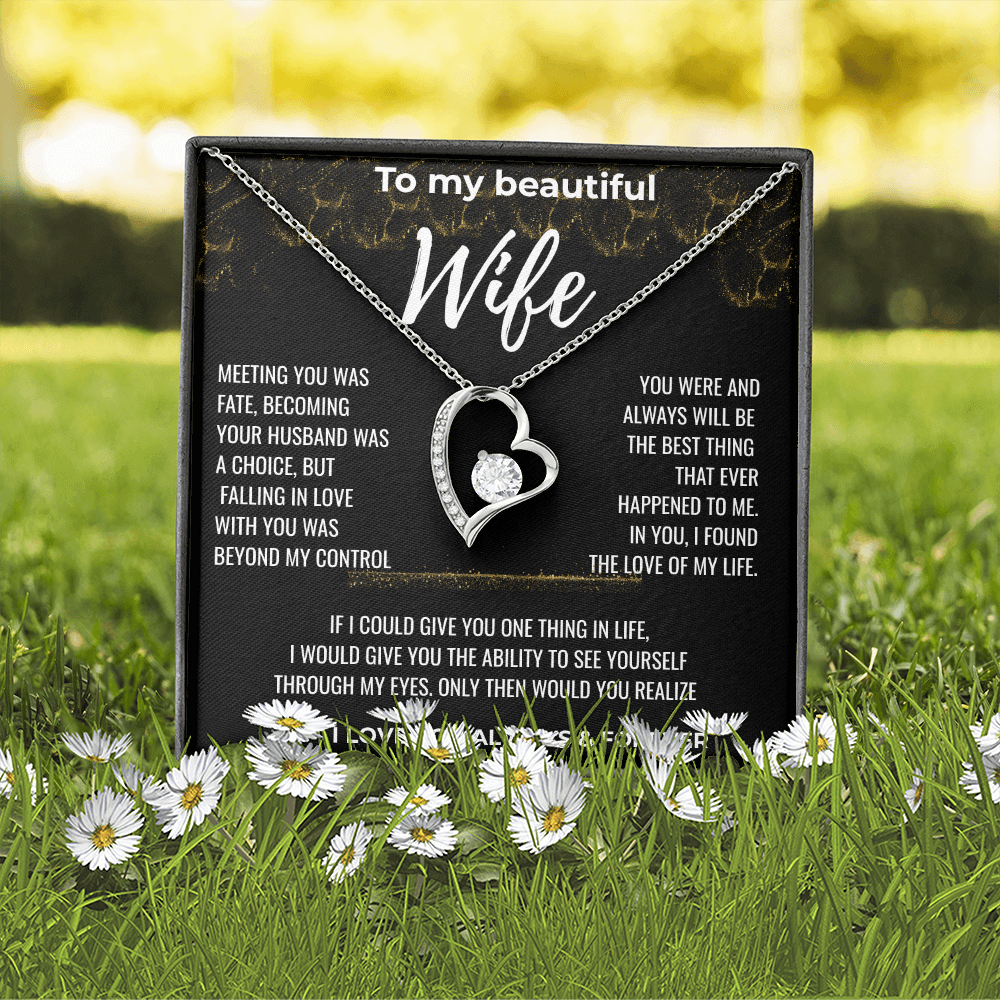 To my Beautiful Wife Gift | Wife Gift | Necklace for Wife, Gift Idea.