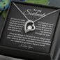 To My Soulmate || Forever Love Necklace || Birthday Gift || Christmas Gift || Valentine's Day Gift || Anniversary Day Gift With Blessing Card Gift Box