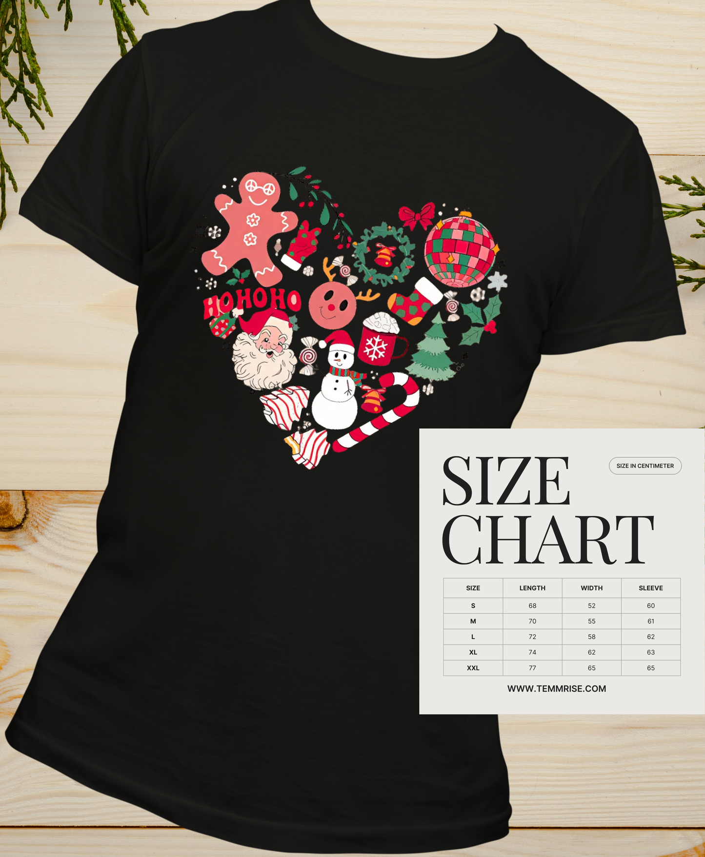 Christmas Heart Sweatshirt, Christmas Love Shirt, Christmas Icons Sweater, Holiday Women Crewneck, Xmas Heart T-Shirt