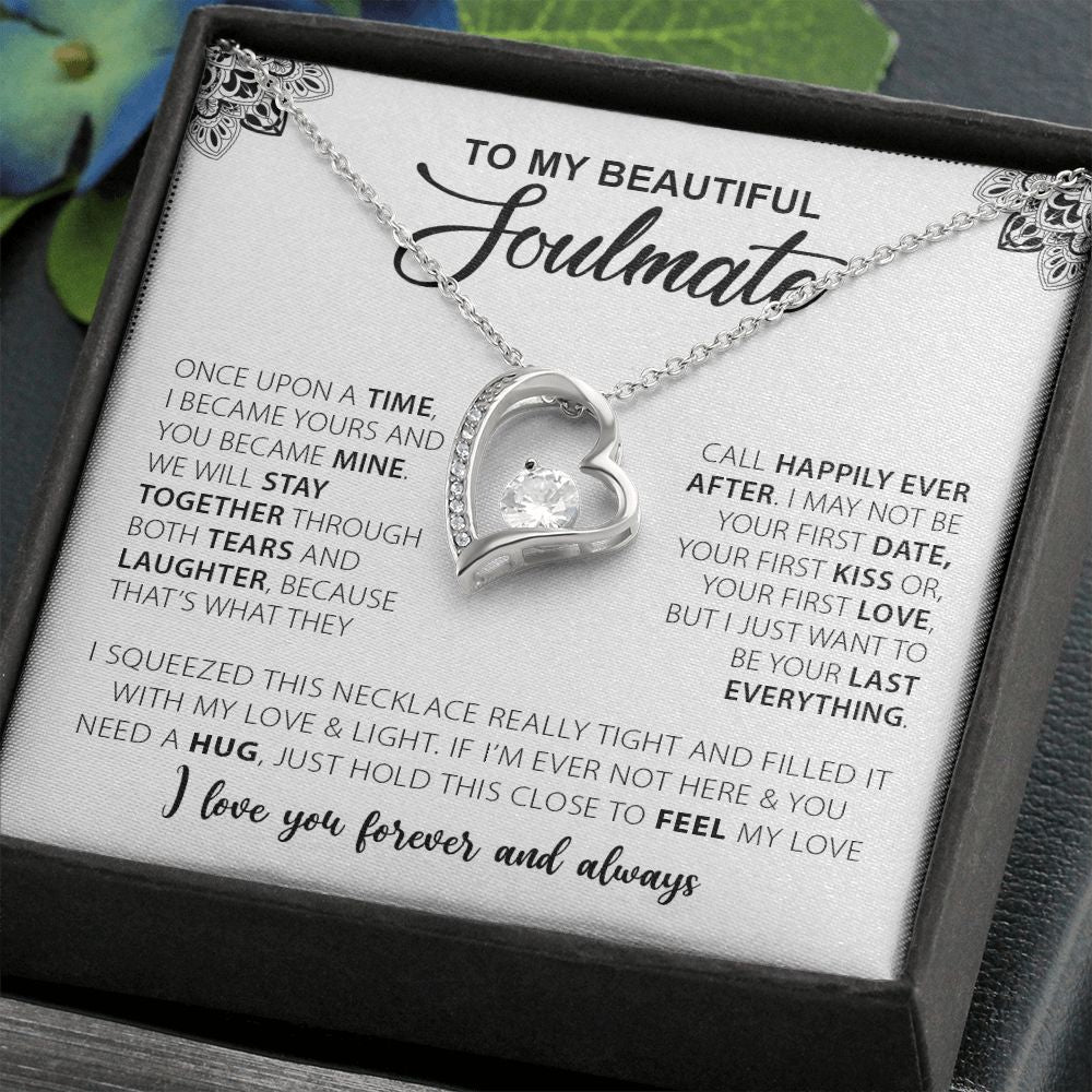 To My Beautiful Soulmate | I Love You Forever & Always - Forever Love Necklace